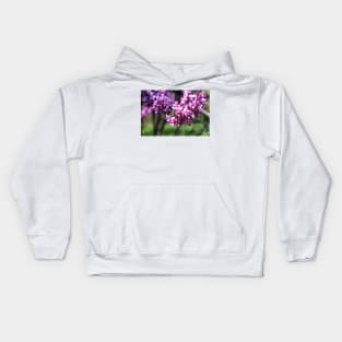 Bee on a flower Kids Hoodie